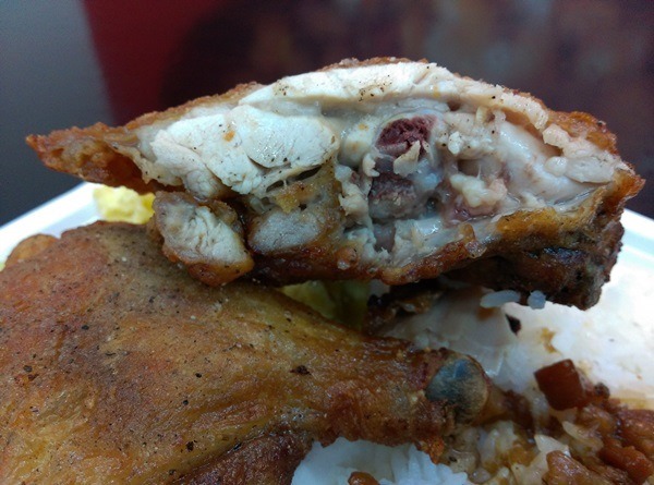 chickenleg11 竹北-金山雞腿飯 招牌雞腿皮酥肉嫩超飽足 蝦捲香脆排骨軟嫩