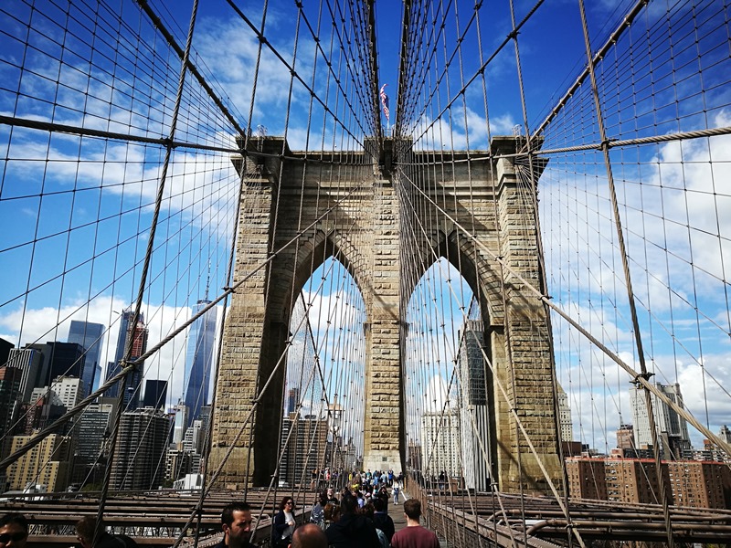 brooklynbridge21 New York-果真大蘋果之紐約真好玩 散步Brooklyn Bridge品味紐約天際線