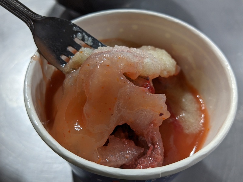 eagleking05 新竹-邊陲新竹 延平路鷹王肉圓 肉圓軟又Q 香腸多汁口感佳