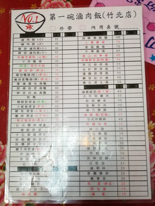 firstbowl2 竹北-第一碗滷肉飯 軟香滑順 大變身了的滷肉飯