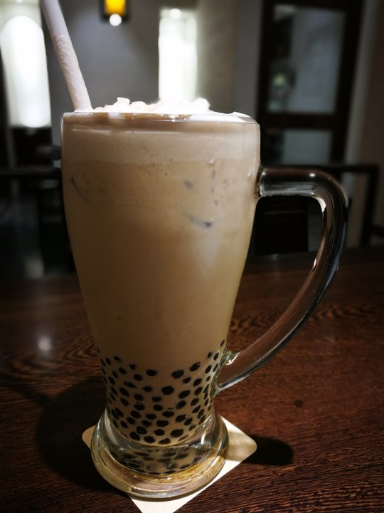 springwater07 竹北-春水堂 珍珠奶茶茶味濃配功夫麵