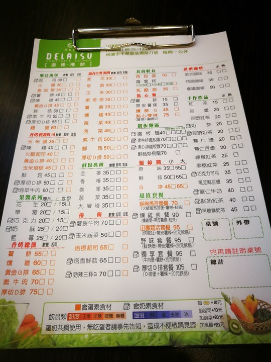 vaganbreakfast3 中壢-得來素 早餐也有素食可以吃喔!