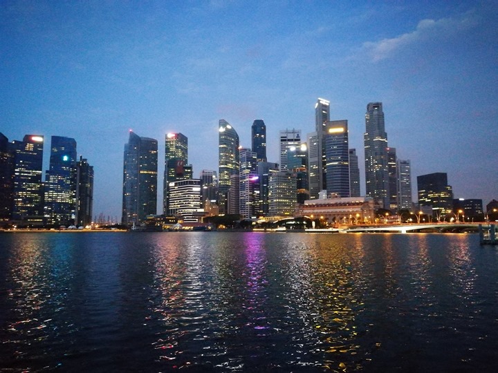marinabay02 Singapore-Marina Bay晨景 感受新加坡最美的濱海灣
