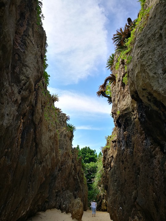 bisenowarumi010106 Okinawa-備瀬のワルミ備瀨一線天 通往聖地的入口