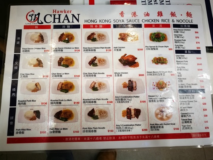 hawkerchan03 中正-了凡香港油雞 來自怡保發光在新加坡的香港油雞叉燒小店 米其林一星