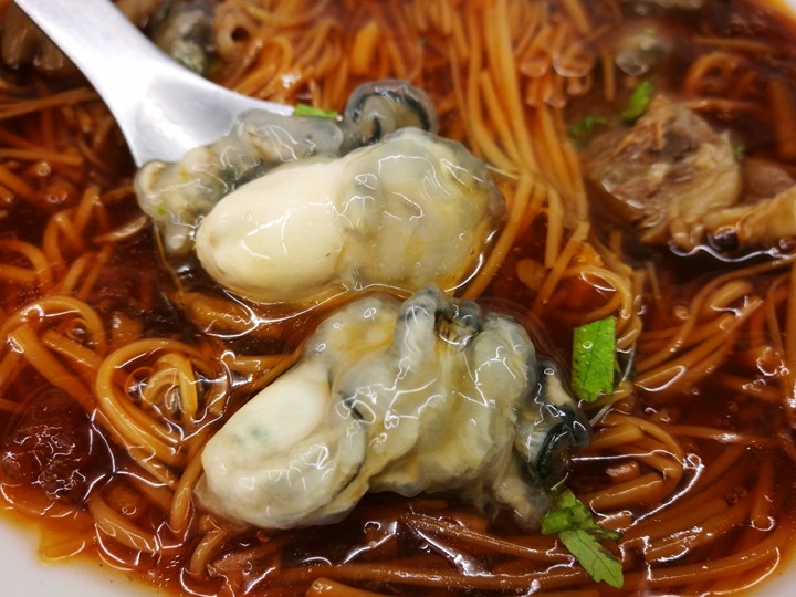 sanfu0110 竹北-三福麵線 可以正餐也可以宵夜的大腸蚵仔牛肉麵線