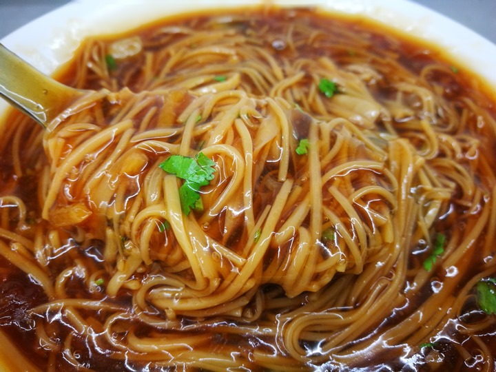 sanfu0112 竹北-三福麵線 可以正餐也可以宵夜的大腸蚵仔牛肉麵線