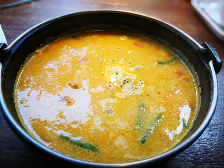 danmark18 中壢-丹馬克 義大利湯麵南瓜奶香濃郁好吃 名店要早點來...