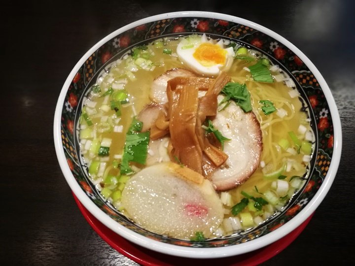ajisailamen4 Hakodate-函館 麺厨房あじさい味彩 鹽味拉麵清爽不油膩