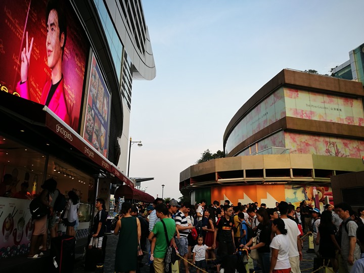 thepeak03 HK-擁擠的太平山The Peak 太平山夜景香港城市的擁擠