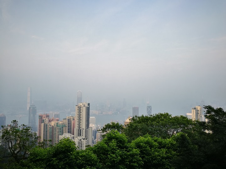 thepeak04 HK-擁擠的太平山The Peak 太平山夜景香港城市的擁擠