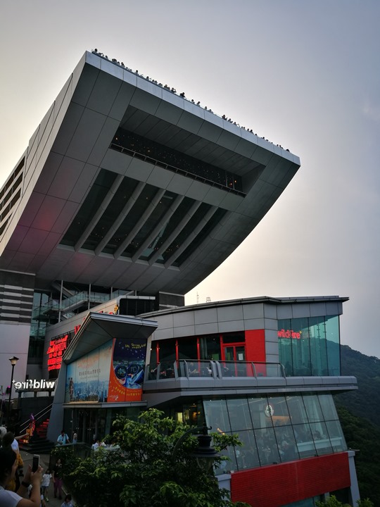 thepeak05 HK-擁擠的太平山The Peak 太平山夜景香港城市的擁擠