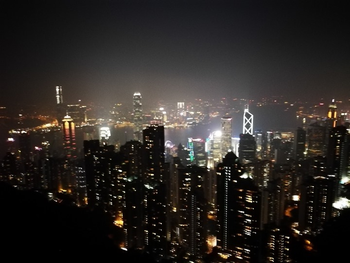 thepeak25 HK-擁擠的太平山The Peak 太平山夜景香港城市的擁擠