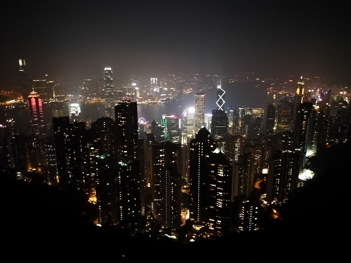 thepeak26 HK-擁擠的太平山The Peak 太平山夜景香港城市的擁擠