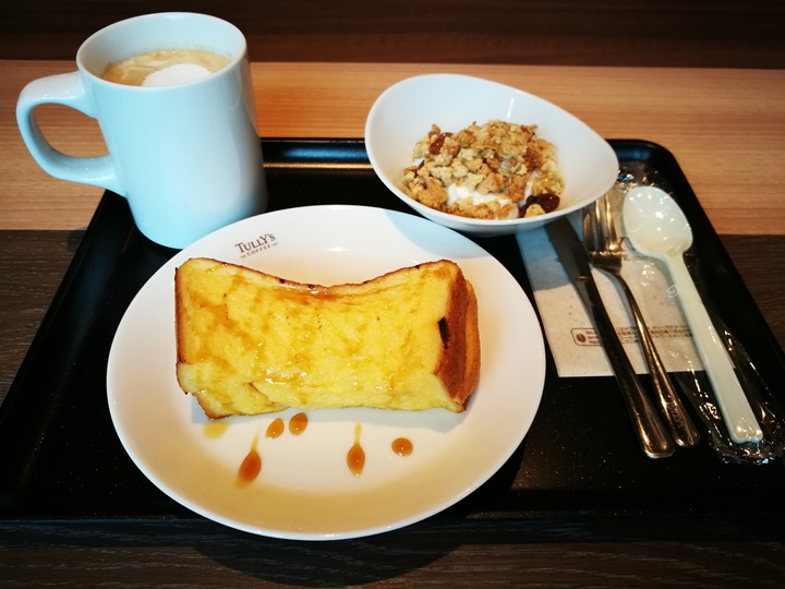tullys6 Hakodate-Tully’s Coffee函館車站內早餐套餐真不賴