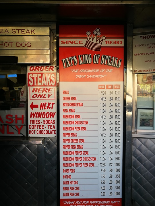 cheesestakes02 Philadelphia-費城特色小吃Cheesestake大比拚 Pat's King of Steaks VS. Geno's Stakes超飽足