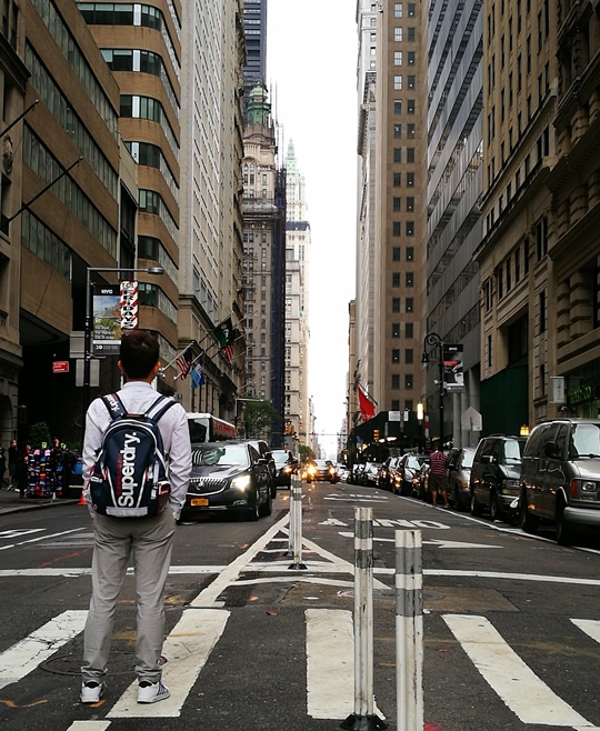 wallstreet2319 New York-紐約真好玩之華爾街的金融遊戲/帶領股市向上的金牛/無所謂的無畏女孩