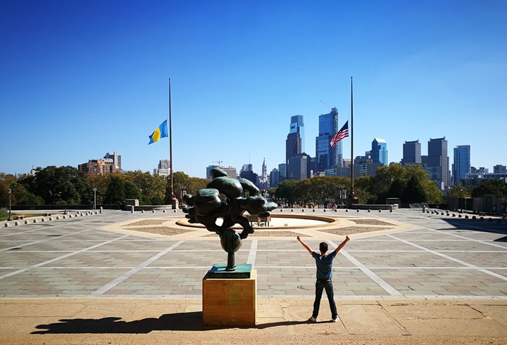 Philadelphia-羅丹博物館看雕塑/費城藝術博物館 深植人心的拳王洛基拍攝處