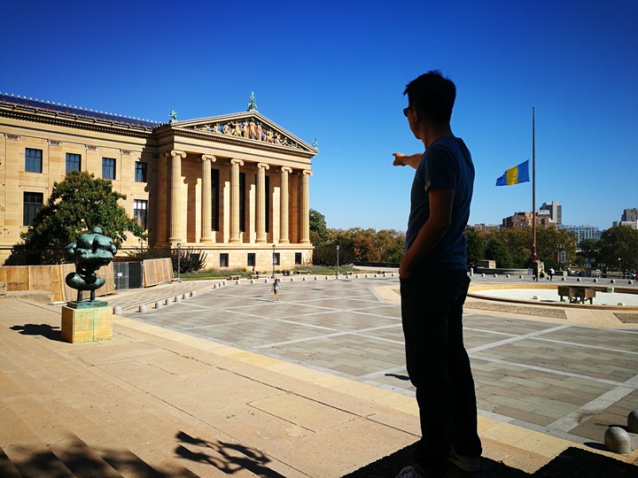 Philly40 Philadelphia-羅丹博物館看雕塑/費城藝術博物館 深植人心的拳王洛基拍攝處