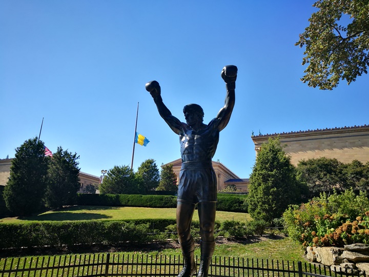 Philly42 Philadelphia-羅丹博物館看雕塑/費城藝術博物館 深植人心的拳王洛基拍攝處