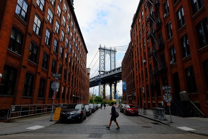 New York-果真大蘋果之紐約真好玩 布魯克林橋下 網紅聖地Dumbo&渡船碼頭賞曼哈頓夜景