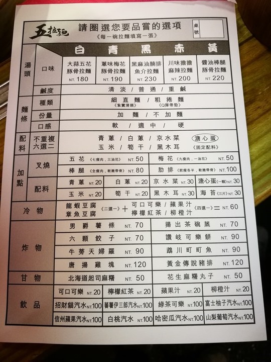 fiveramen03 中壢-五拉麵 五種口味征服中原人 排隊拉麵名店