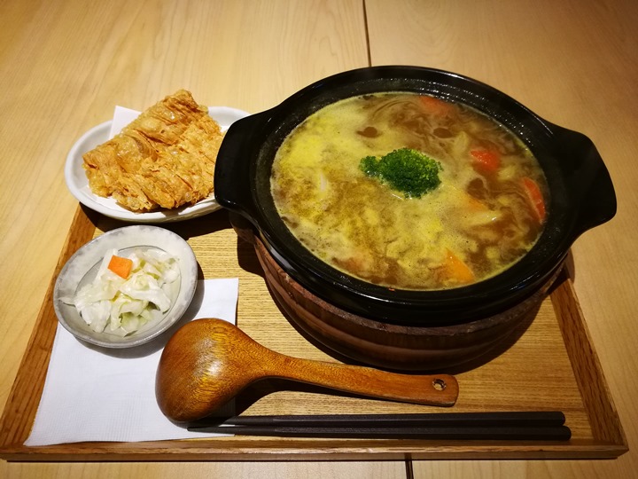imachi08 竹北-井町 日式風格蔬食料理 暖暖的咖哩鍋燒麵
