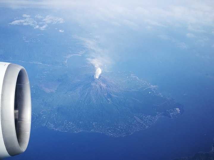 201804松山羽田 與櫻島初相見