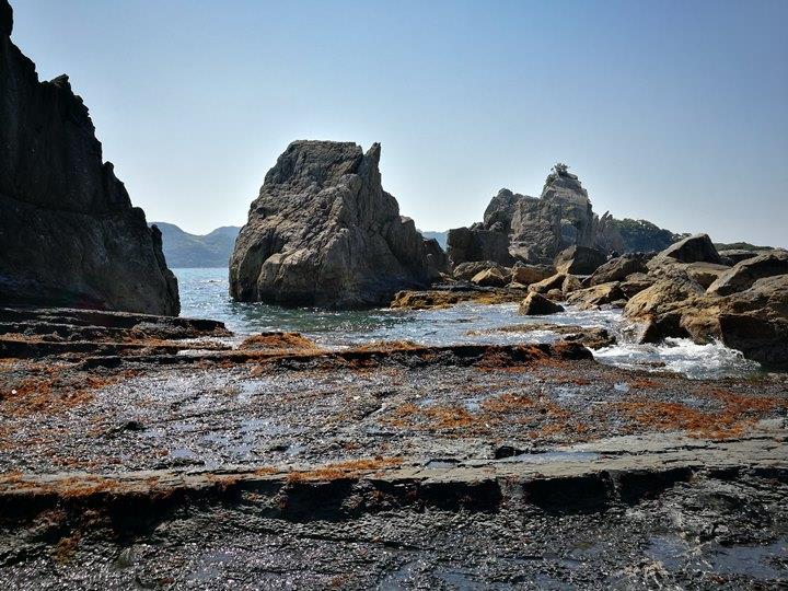 Hashiguiiwa0108-1 Kushimoto-橋杭岩 和歌山串本地質奇景