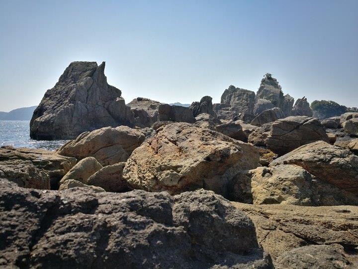 Hashiguiiwa0110-1 Kushimoto-橋杭岩 和歌山串本地質奇景