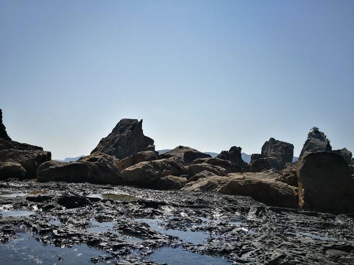 Hashiguiiwa0111-1 Kushimoto-橋杭岩 和歌山串本地質奇景