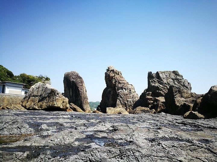 Hashiguiiwa0117-1 Kushimoto-橋杭岩 和歌山串本地質奇景