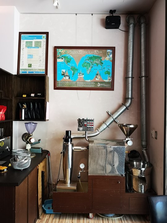 ladybug06 頭份-星語瓢蟲咖啡 艷陽天冷氣房的冰手沖