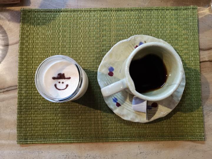 yuurinann07 Kurashiki-有鄰庵 倉敷老屋幸福布丁與特色美臀玻璃杯水蜜桃果汁