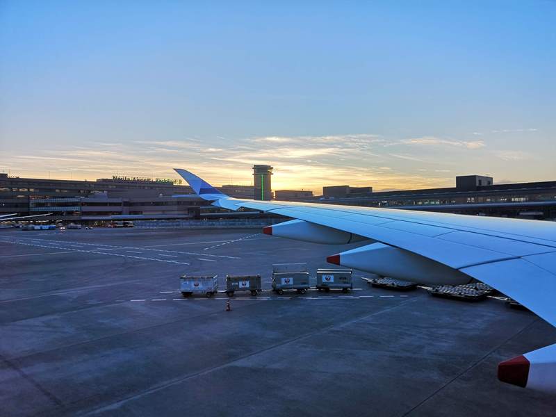 201808HND14 201808松山羽田成田桃園  A350-900首搭乘