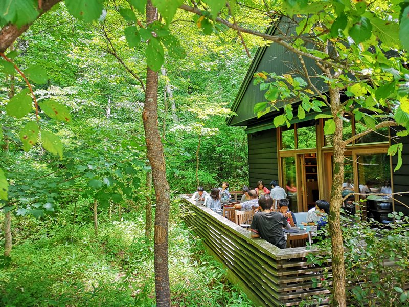 karuizawastreett15 Karuizawa-中輕井澤星野地區 榆樹街小鎮/高原教堂/石之教堂 品一口綠意的優閒雅致