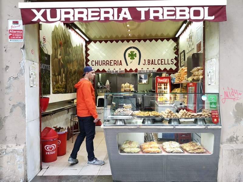 XurreriaTrebol02 Barcelona-Xurreria Trebol巴塞隆納的吉拿棒專家...好好吃