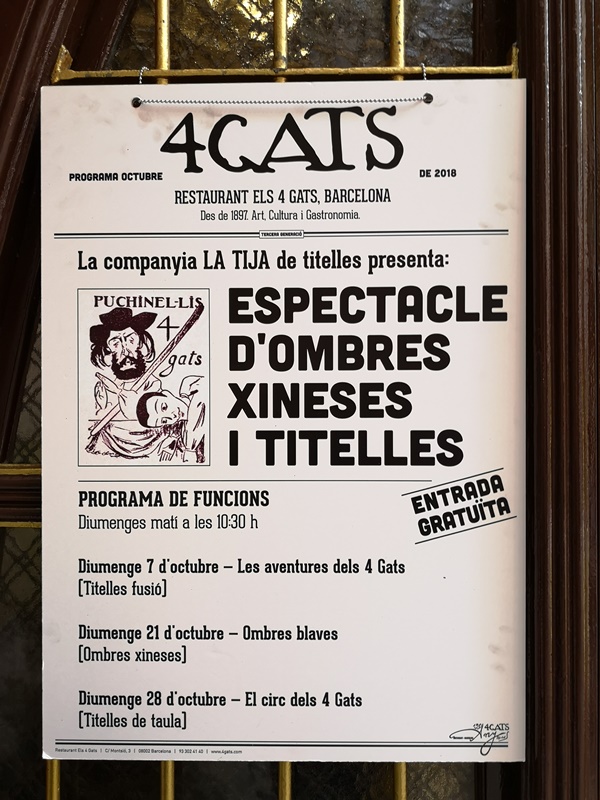 bcn4cats04 Barcelona-巴塞隆納四隻貓咖啡 Els Quatre Gats感受藝文風情的咖啡館