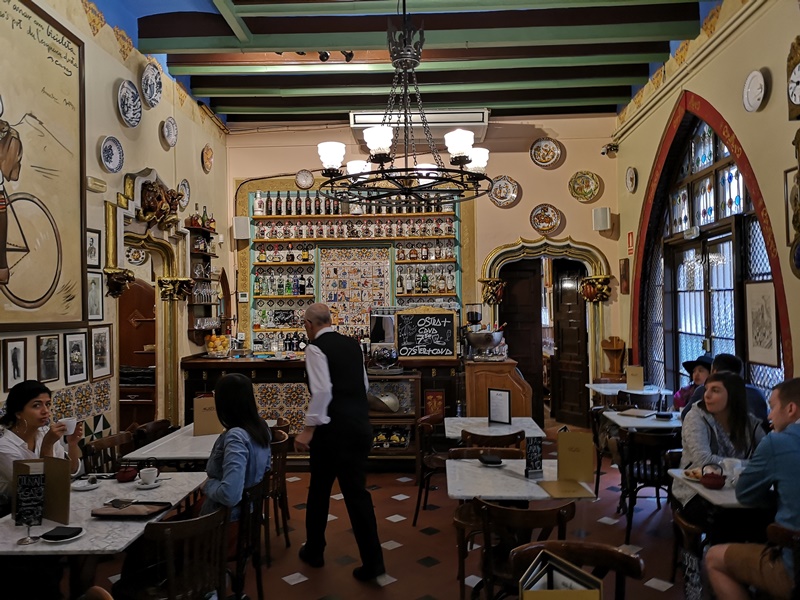 bcn4cats05 Barcelona-巴塞隆納四隻貓咖啡 Els Quatre Gats感受藝文風情的咖啡館