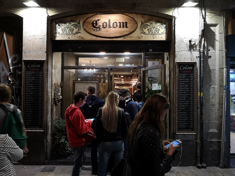 Barcelona-Colom Restaurant巴塞隆納海鮮餐廳