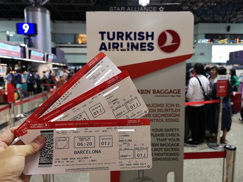 flytk025380103 201810台北伊斯坦堡巴塞隆納 TK025商務艙飛行