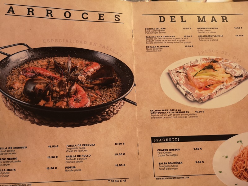 colors4 Barcelona-巴塞隆納Colors來一份海鮮燉飯吧!