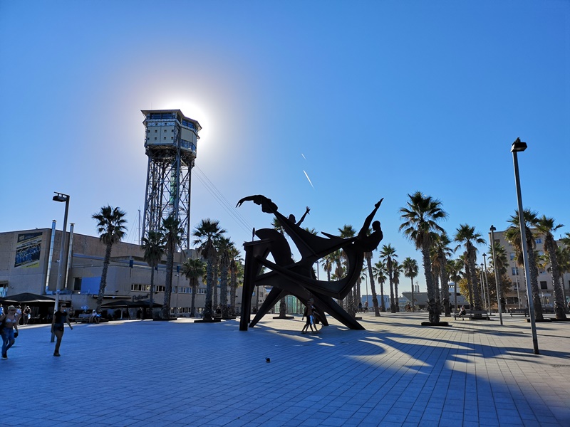 barcelonabeach21 Barcelona-嗨!地中海你好!! 巴塞隆納海岸Platja de la Barceloneta 海天一線超美