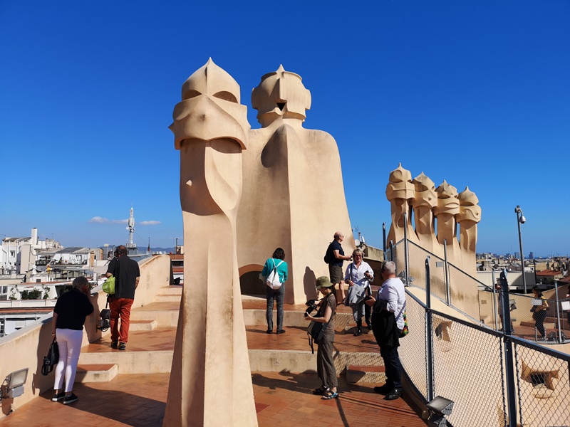 casamila13 Barcelona-巴塞隆納世界文化遺產 高第建築米拉之家 來自外星的設計