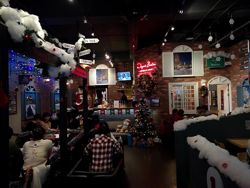 wayne02 中山-Wayne’s Boston美式餐廳的海陸大餐龍蝦彈牙肋眼軟嫩 意外的耶誕大餐