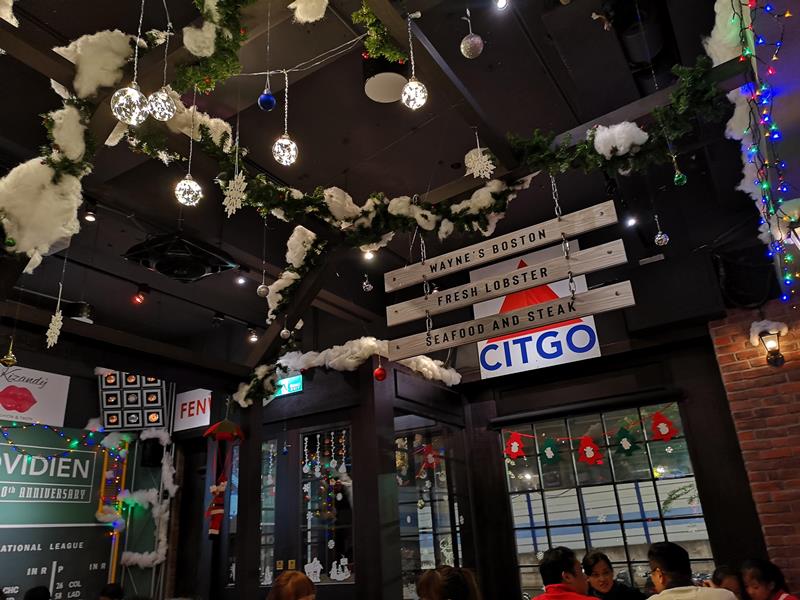 wayne11 中山-Wayne’s Boston美式餐廳的海陸大餐龍蝦彈牙肋眼軟嫩 意外的耶誕大餐