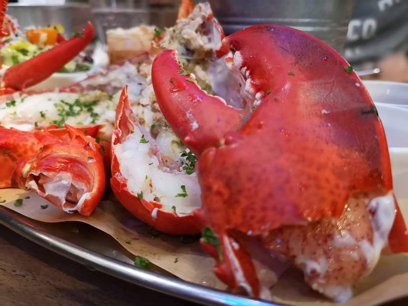 wayne14 中山-Wayne’s Boston美式餐廳的海陸大餐龍蝦彈牙肋眼軟嫩 意外的耶誕大餐