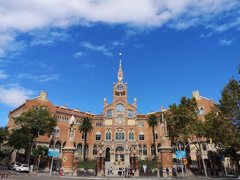 barcelonasantpau01 Barcelona-聖十字聖保羅醫院 巴塞隆納現在主義建築三傑之多明尼克...世界文化遺產