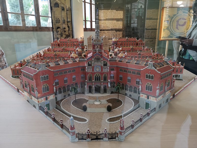 barcelonasantpau07 Barcelona-聖十字聖保羅醫院 巴塞隆納現在主義建築三傑之多明尼克...世界文化遺產