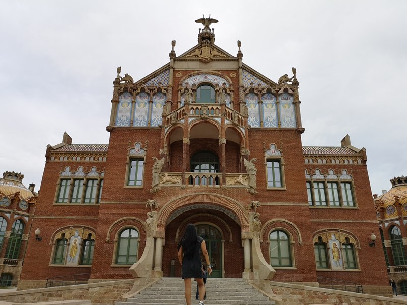 barcelonasantpau13 Barcelona-聖十字聖保羅醫院 巴塞隆納現在主義建築三傑之多明尼克...世界文化遺產
